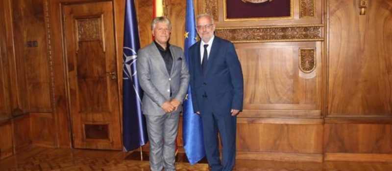 Takim me përfaqësuesit e qeverisë së re të Republikës së Maqedonisë së Veriut.