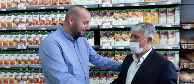 Kryetari i Forumit Ekonomik Mbarë Shqiptar, z. Fejzi, vizitë në Kompaninë “Eurofood” shpk